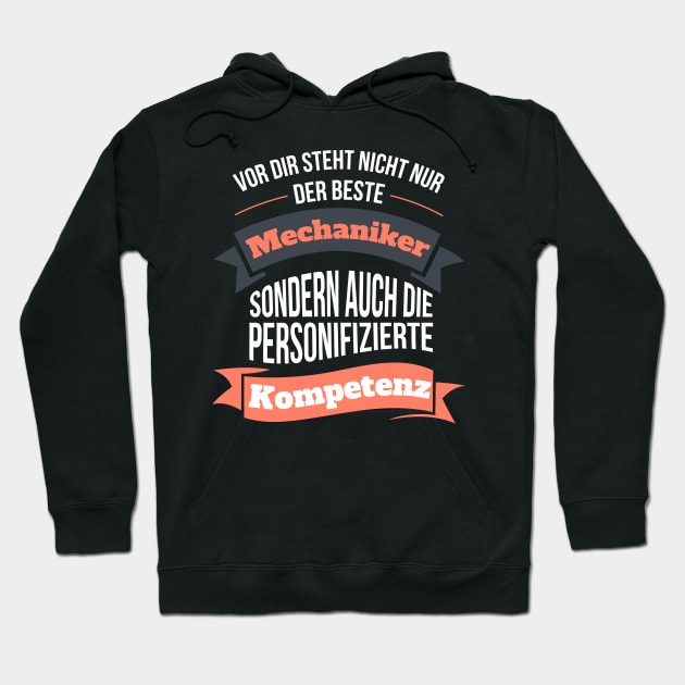 Der beste Mechaniker & personifizierte Kompetenz Hoodie by SNZLER